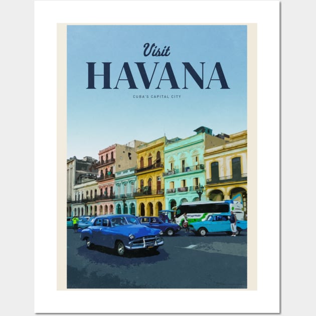 Visit Havana Wall Art by Mercury Club